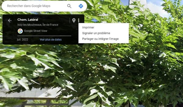 Google Maps permet de signaler les problèmes de confidentialité