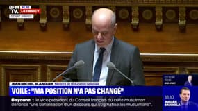 Pour Jean-Michel Blanquer, une loi pour interdire le voile lors des sorties scolaires "serait contre-productive"