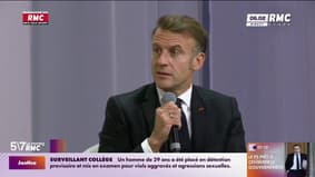 Emmanuel Macron : "Les drones peuvent être détruits"