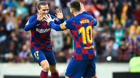 Antoine Griezmann et Lionel Messi