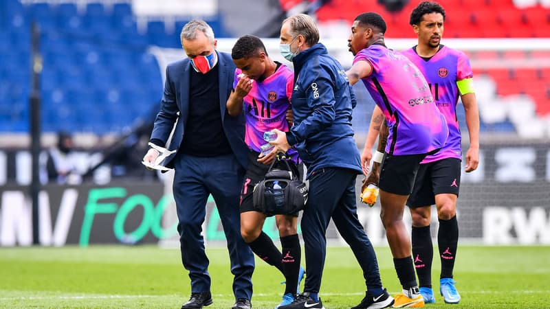 PSG-Lens: Dagba sort blessé avant Manchester City