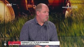 Suicide agriculteur : "En 18 mois, il y a 4 agriculteurs, qui se sont suicidés dans un rayon de 5 km autour de chez moi" Didier Giraud 