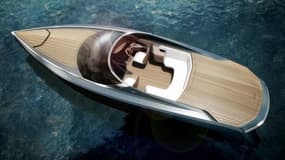 L'AM37 est le premier yacht d'Aston Martin. Développé avec Quintessance, il dispose de deux moteurs développant conjointement plus de 1.000 chevaux.
