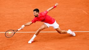Novak Djokovic à Roland-Garros le 2 juin 2025