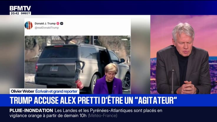 Violences à Minneapolis: "Donald Trump semble remettre de l'huile sur le feu", estime Olivier Weber