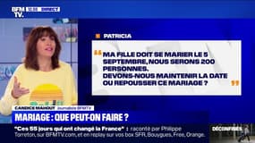 Doit-on repousser un mariage prévu en septembre ? BFMTV répond à vos questions