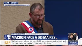 "Arrêtez de stigmatiser, de mépriser, d'opposer", le maire de Saint-Cirgues, dans le Lot, reproche à Emmanuel Macron ses sorties polémiques