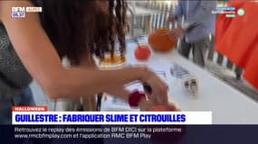 Guillestre : fabrication de slime et de citrouilles 