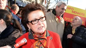 Christine Boutin, lors d'une manifestation en janvier dernier.