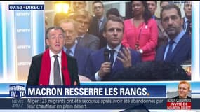 L’édito de Christophe Barbier: Macron resserre les rangs