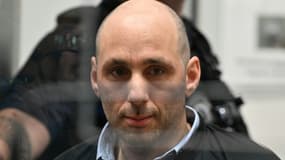 Cédric Jubillar lors de son procès à Albi, dans le sud-ouest de la France, le 23 septembre 2025