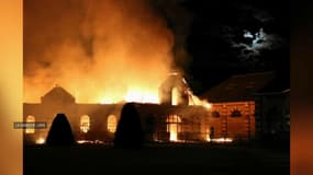 L'incendie s'est déclaré aux alentours de minuit au haras de Saint-Lô.