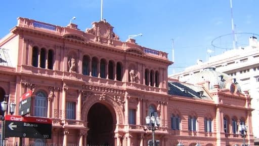 La Casa Rosa, le palais présidentiel argentin à Buenos Aires.