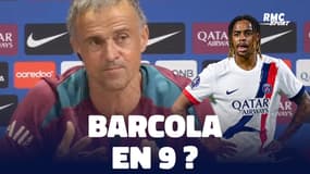 PSG : "Barcola peut aussi jouer 9", la passion de Luis Enrique pour les joueurs polyvalents