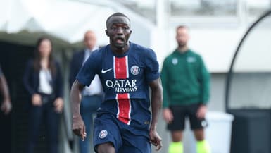 L'attaquant Mahamadou Sangaré avec le PSG en Youth League