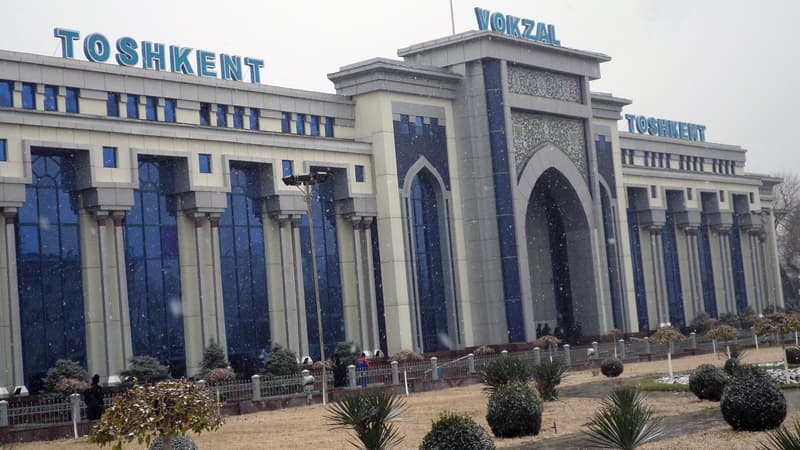La gare centrale de Tashkent, en Ouzbekistan. (Photo d'illustration)