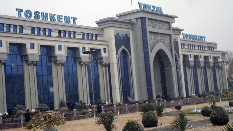 La gare centrale de Tashkent, en Ouzbekistan. (Photo d'illustration)