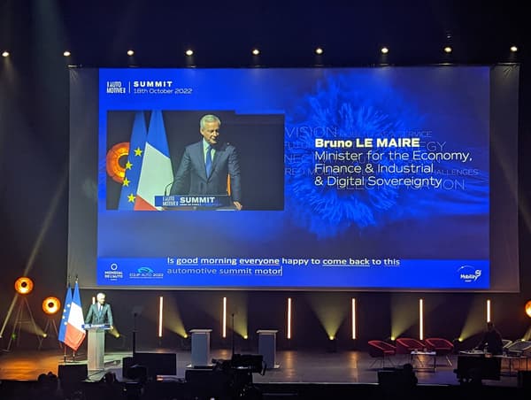 Bruno Le Maire, at the Automotive Summit.