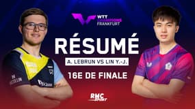 Résumé : Alexis Lebrun défie le tenant du titre Lin Yun-Ju (WTT Francfort)