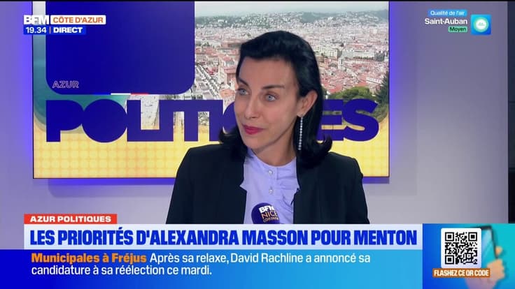 Municipales à Menton: Alessandra Masson, candidate RN, présente ses 3 priorités pour la commune