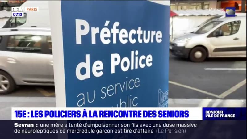 15è: les policiers à la rencontre des séniors
