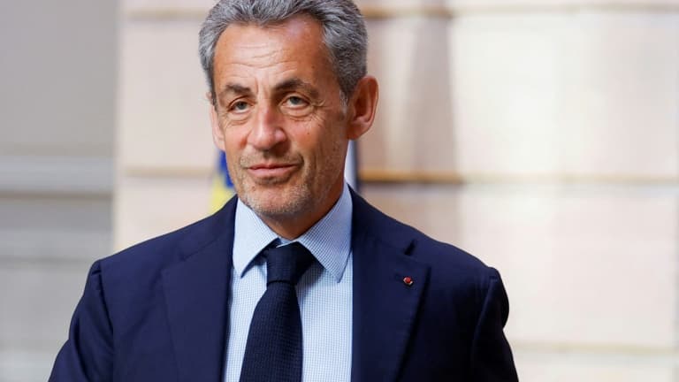 L'ancien président Nicolas Sarkozy, le 7 mai 2022 à Paris
