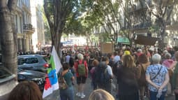 8000 personnes mobilisées dans le centre-ville de Marseille.