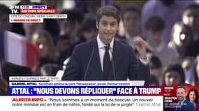 Gabriel Attal: "Le Rassemblement national, c'est la groupie du trumpisme en France"