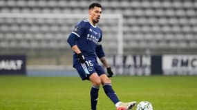 Timothée Kolodziejczak avec le Paris FC, au stade Charléty le 3 janvier 2025