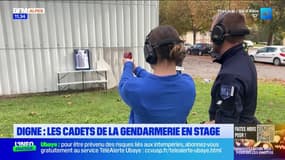 Digne-les-Bains: les cadets de la gendarmerie en stage