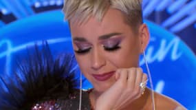 Katy Perry, très émue dans "American Idol"