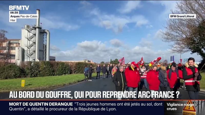 500 salariés se sont mobilisés à Arques pour défendre l'avenir géant verrier Arc France, placé en redressement judiciaire