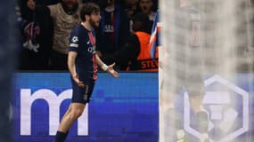Khvicha Kvaratskhelia lors du 8e de finale de Ligue des champions PSG-Liverpool - le 05/03/2025