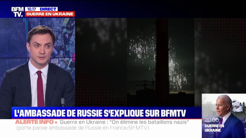 Le porte-parole de l'ambassade de Russie en France dément l'usage de bombes au phosphore en Ukraine