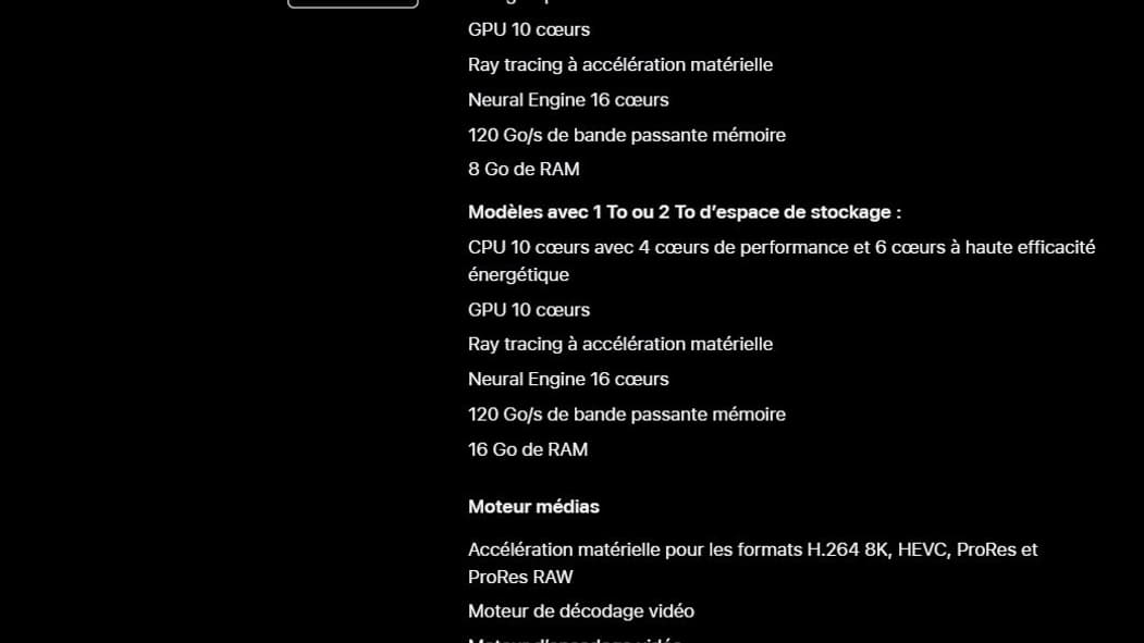 L'iPad Pro moins puissant en fonction des configurations L'iPad Pro moins puissant en fonction des configurations
