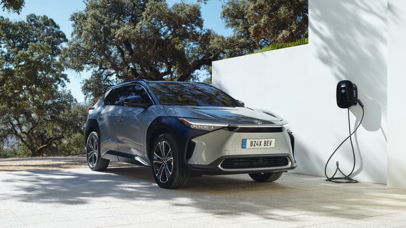 Le premier modèle 100% électrique de Toyota, le bZ4X.