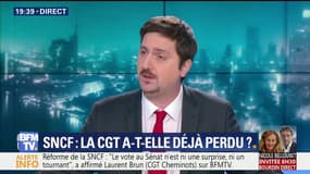 SNCF: La CGT sortira t-elle du conflit ? La réponse de Laurent Brun 
