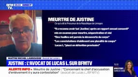 Meurtre de Justine: "Concernant le chef d'accusation d'enlèvement, il y aura contestation", affirme l'avocat du suspect