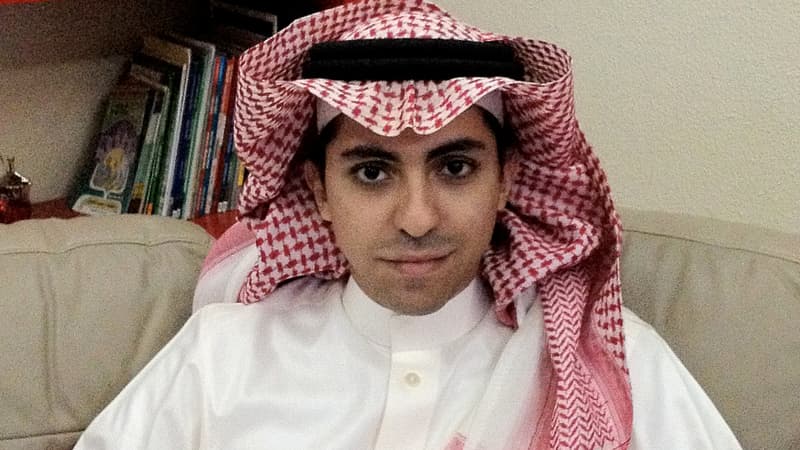 Le blogueur saoudien Raef Badaoui, ci-dessus en 2012, sur un cliché diffusé par sa famille