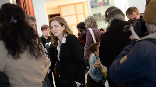 Nathalie Kosciusko-Morizet présente son plan d'action en faveur des handicapés à Paris, le 3 décembre.