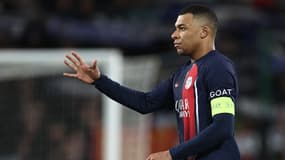 Kylian Mbappé lors de Real Sociedad-PSG, le 5 mars 2024 en Ligue des champions