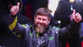 Ramzan Kadyrov lord d'un événement de MMA à Grozny en janvier 2022