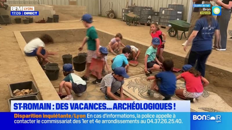 Saint-Romain-en-Gal: des initiations à l'archéologie durant les vacances