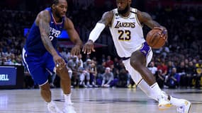 Kawhi Leonard et LeBron James