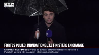 Le Finistère placé en vigilance orange pluie-inondation 