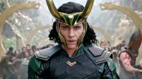 Tom Hiddleston dans le rôle de Loki sur Disney+