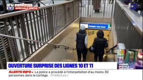 Grève: les lignes 10 et 11 du métro ont finalement circulé partiellement ce jeudi