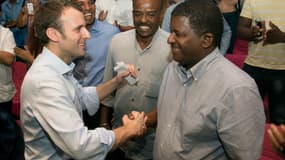 Emmanuel Macron en Guadeloupe