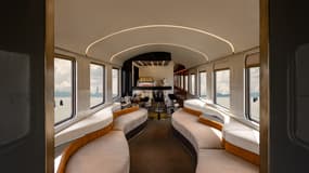Intérieur du train Orient Express Dolce Vita
