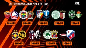 Ligue Europa : Le programme de la J2 avec l'OL, Lille et Nice